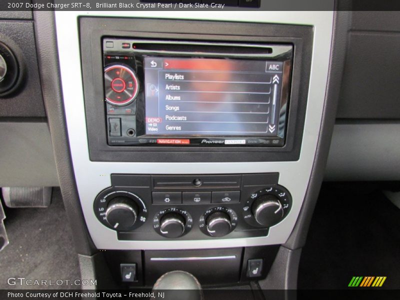 Brilliant Black Crystal Pearl / Dark Slate Gray 2007 Dodge Charger SRT-8
