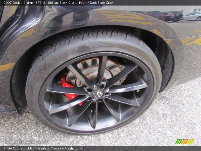 Brilliant Black Crystal Pearl / Dark Slate Gray 2007 Dodge Charger SRT-8