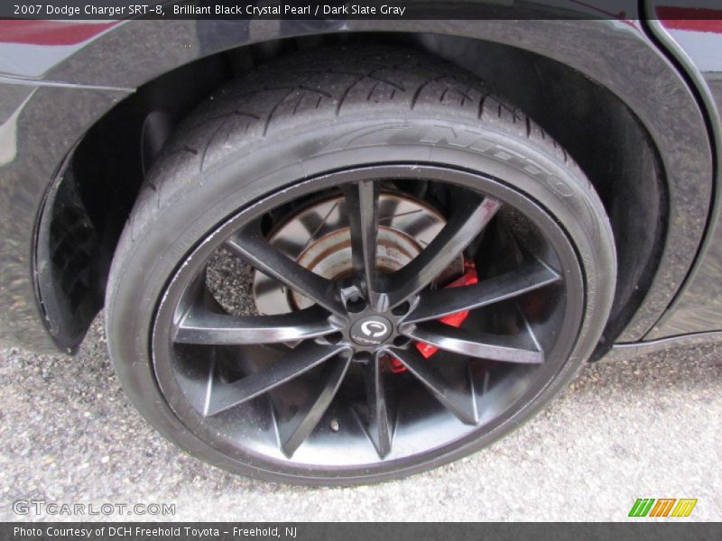 Brilliant Black Crystal Pearl / Dark Slate Gray 2007 Dodge Charger SRT-8