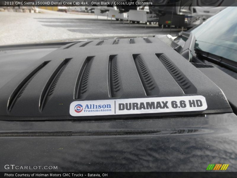 Onyx Black / Cocoa/Light Cashmere 2013 GMC Sierra 3500HD Denali Crew Cab 4x4