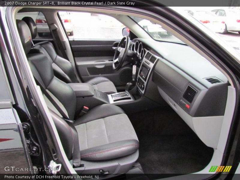 Brilliant Black Crystal Pearl / Dark Slate Gray 2007 Dodge Charger SRT-8
