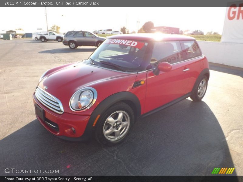 Chili Red / Carbon Black 2011 Mini Cooper Hardtop