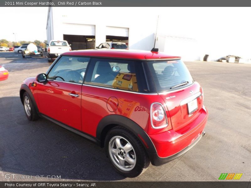 Chili Red / Carbon Black 2011 Mini Cooper Hardtop