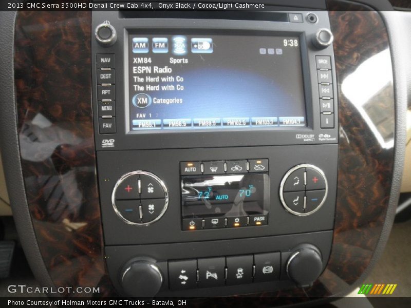 Onyx Black / Cocoa/Light Cashmere 2013 GMC Sierra 3500HD Denali Crew Cab 4x4