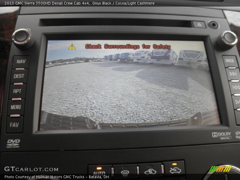 Onyx Black / Cocoa/Light Cashmere 2013 GMC Sierra 3500HD Denali Crew Cab 4x4