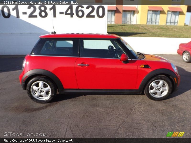Chili Red / Carbon Black 2011 Mini Cooper Hardtop