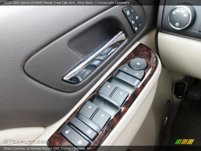 Onyx Black / Cocoa/Light Cashmere 2013 GMC Sierra 3500HD Denali Crew Cab 4x4