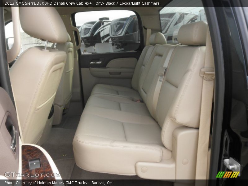Onyx Black / Cocoa/Light Cashmere 2013 GMC Sierra 3500HD Denali Crew Cab 4x4
