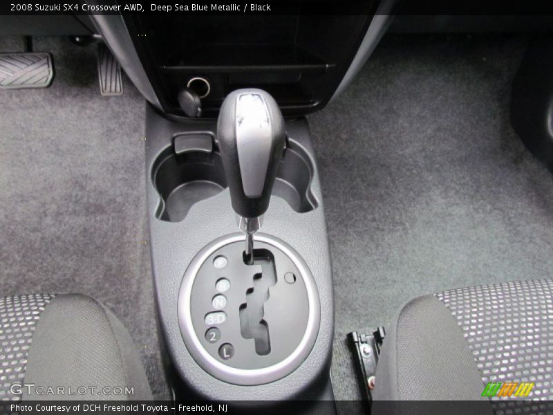 Deep Sea Blue Metallic / Black 2008 Suzuki SX4 Crossover AWD