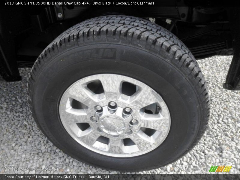 Onyx Black / Cocoa/Light Cashmere 2013 GMC Sierra 3500HD Denali Crew Cab 4x4