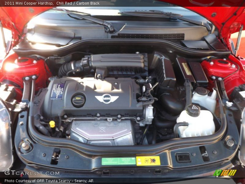 Chili Red / Carbon Black 2011 Mini Cooper Hardtop