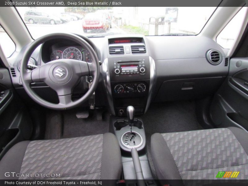 Deep Sea Blue Metallic / Black 2008 Suzuki SX4 Crossover AWD
