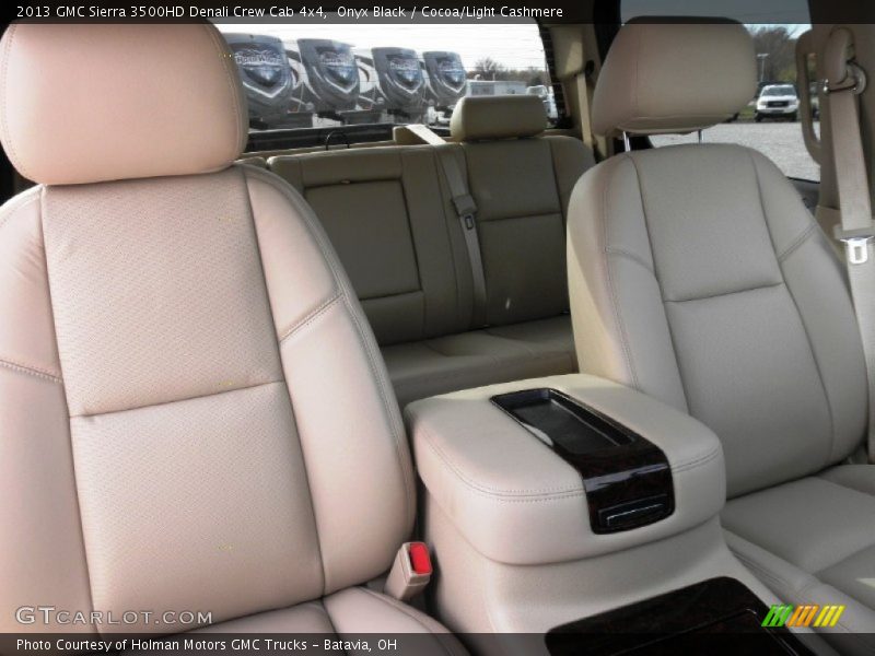 Onyx Black / Cocoa/Light Cashmere 2013 GMC Sierra 3500HD Denali Crew Cab 4x4