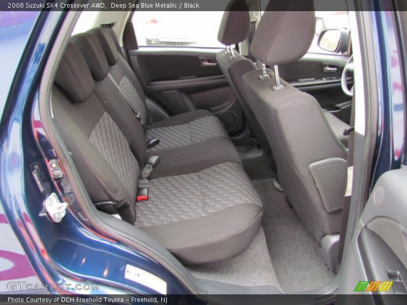 Deep Sea Blue Metallic / Black 2008 Suzuki SX4 Crossover AWD