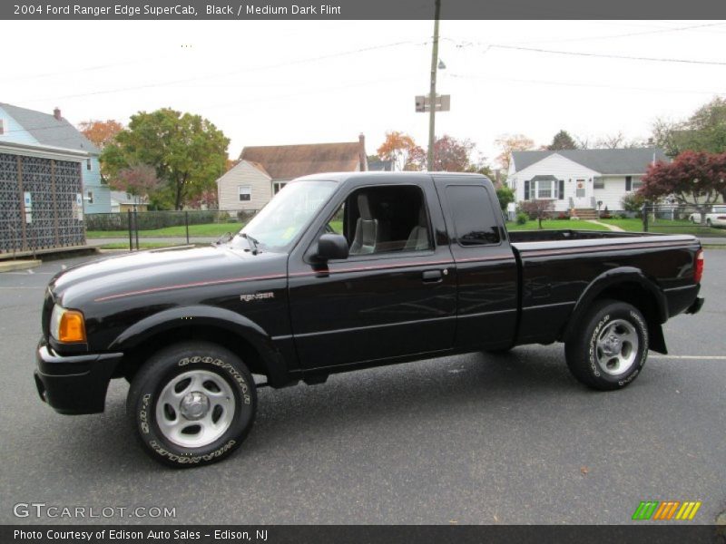 Black / Medium Dark Flint 2004 Ford Ranger Edge SuperCab