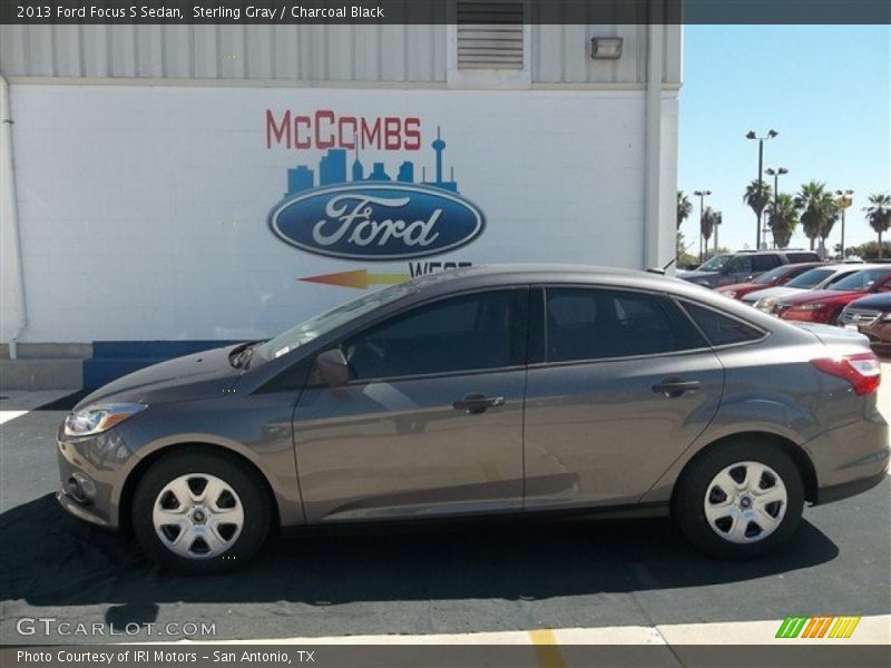 Sterling Gray / Charcoal Black 2013 Ford Focus S Sedan
