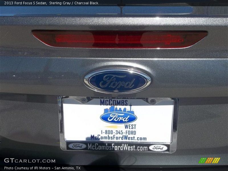 Sterling Gray / Charcoal Black 2013 Ford Focus S Sedan