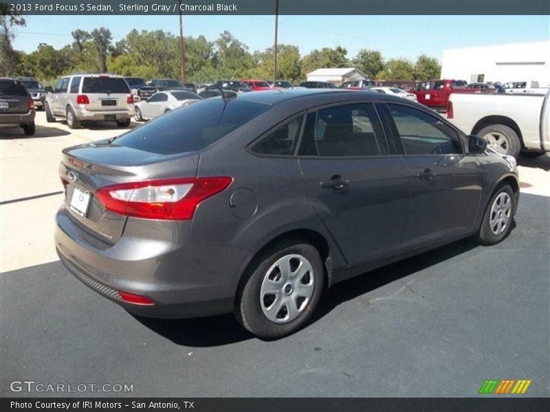 Sterling Gray / Charcoal Black 2013 Ford Focus S Sedan