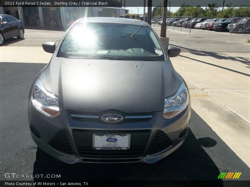 Sterling Gray / Charcoal Black 2013 Ford Focus S Sedan