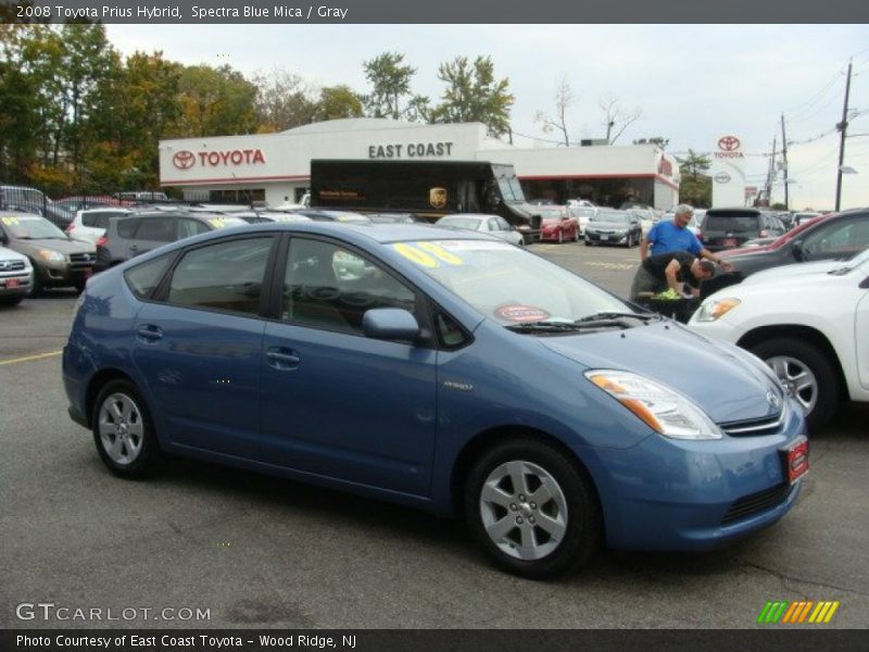 Spectra Blue Mica / Gray 2008 Toyota Prius Hybrid