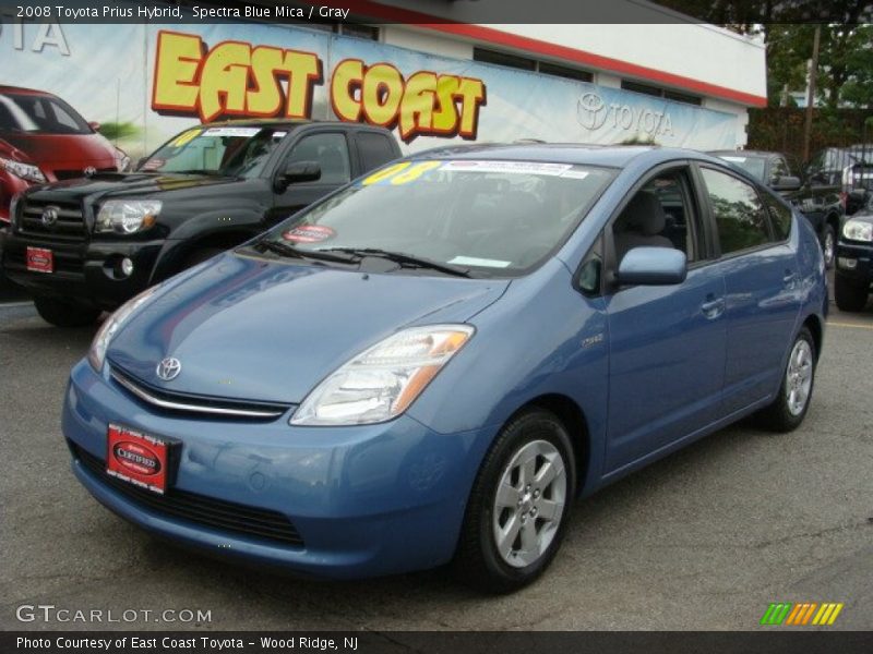 Spectra Blue Mica / Gray 2008 Toyota Prius Hybrid
