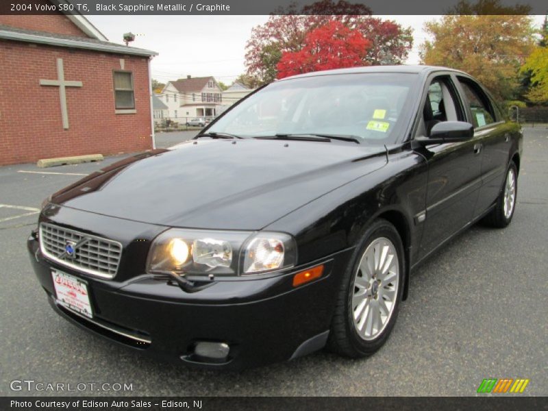 Black Sapphire Metallic / Graphite 2004 Volvo S80 T6