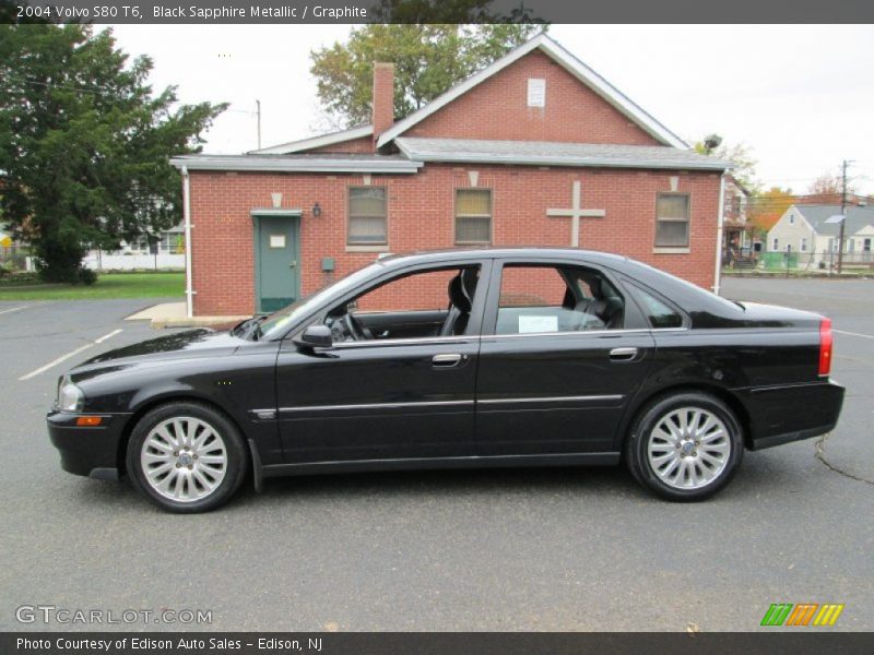 Black Sapphire Metallic / Graphite 2004 Volvo S80 T6