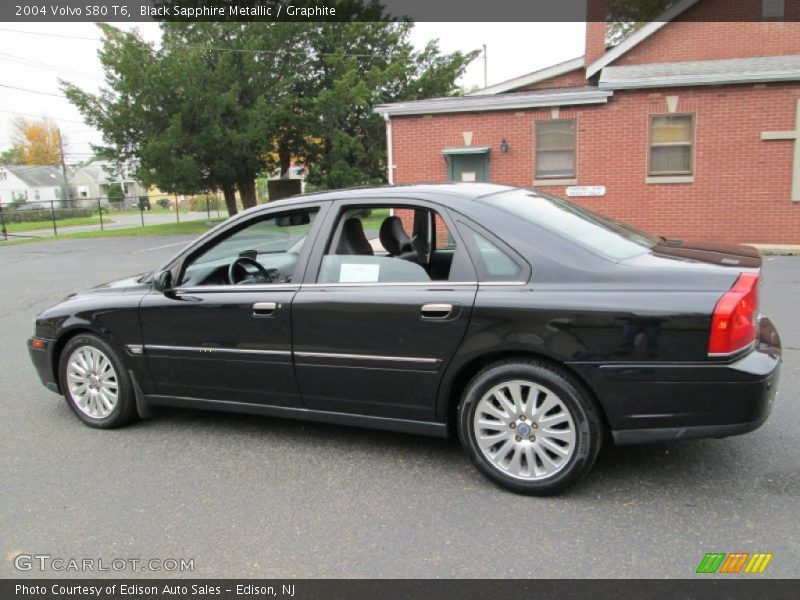 Black Sapphire Metallic / Graphite 2004 Volvo S80 T6