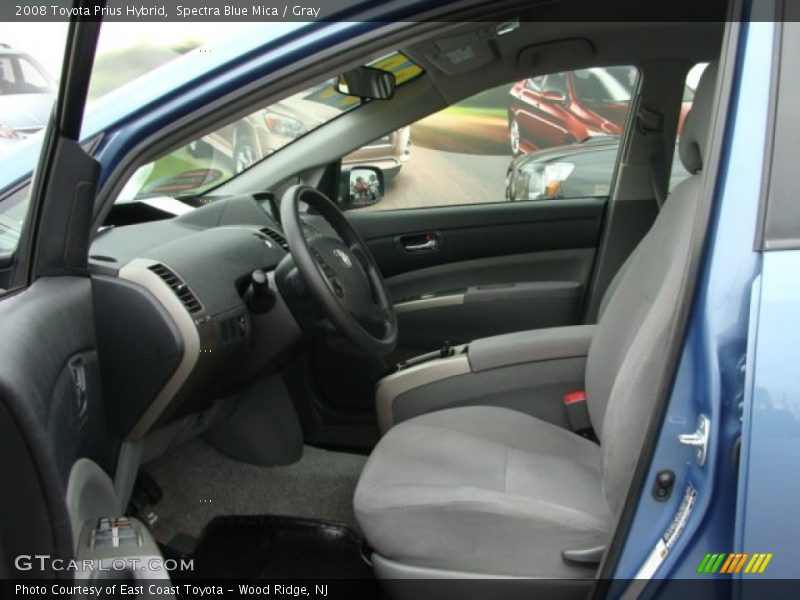 Spectra Blue Mica / Gray 2008 Toyota Prius Hybrid