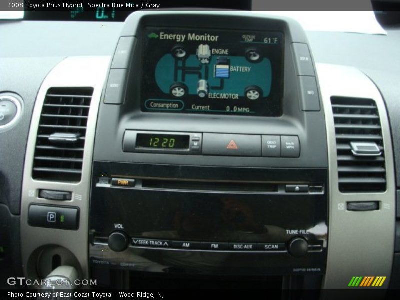 Spectra Blue Mica / Gray 2008 Toyota Prius Hybrid
