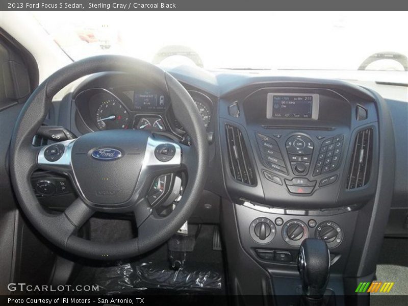 Sterling Gray / Charcoal Black 2013 Ford Focus S Sedan