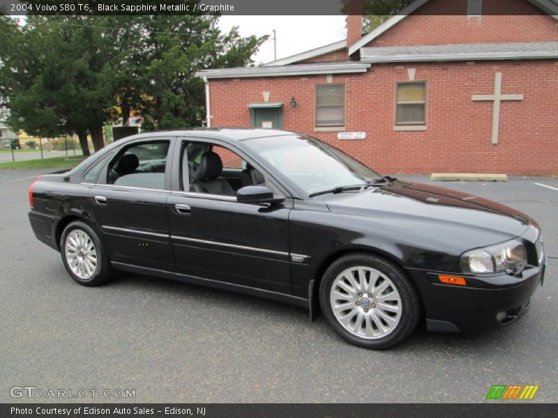 Black Sapphire Metallic / Graphite 2004 Volvo S80 T6