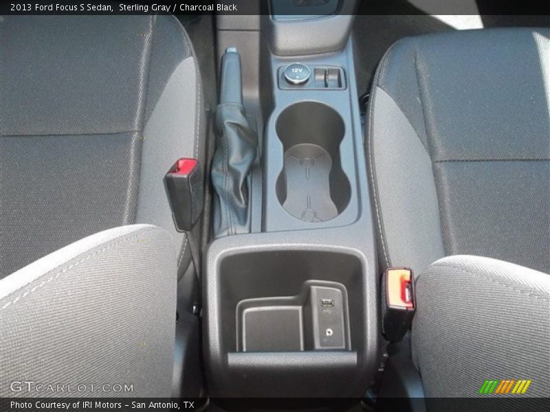 Sterling Gray / Charcoal Black 2013 Ford Focus S Sedan