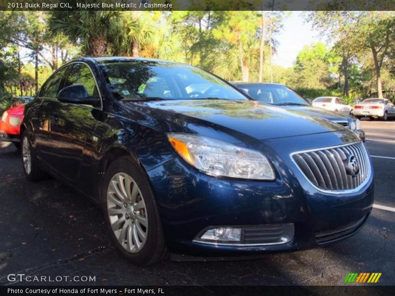 Majestic Blue Metallic / Cashmere 2011 Buick Regal CXL