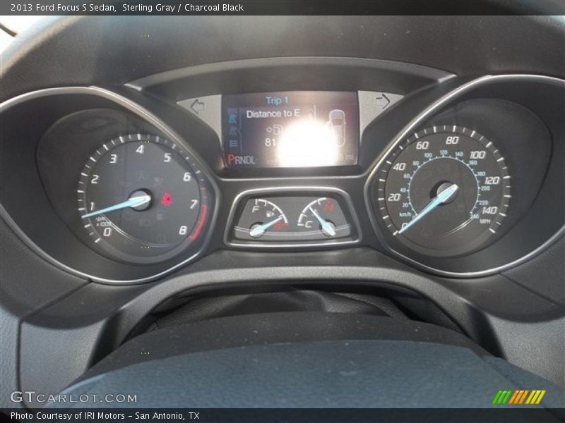 Sterling Gray / Charcoal Black 2013 Ford Focus S Sedan