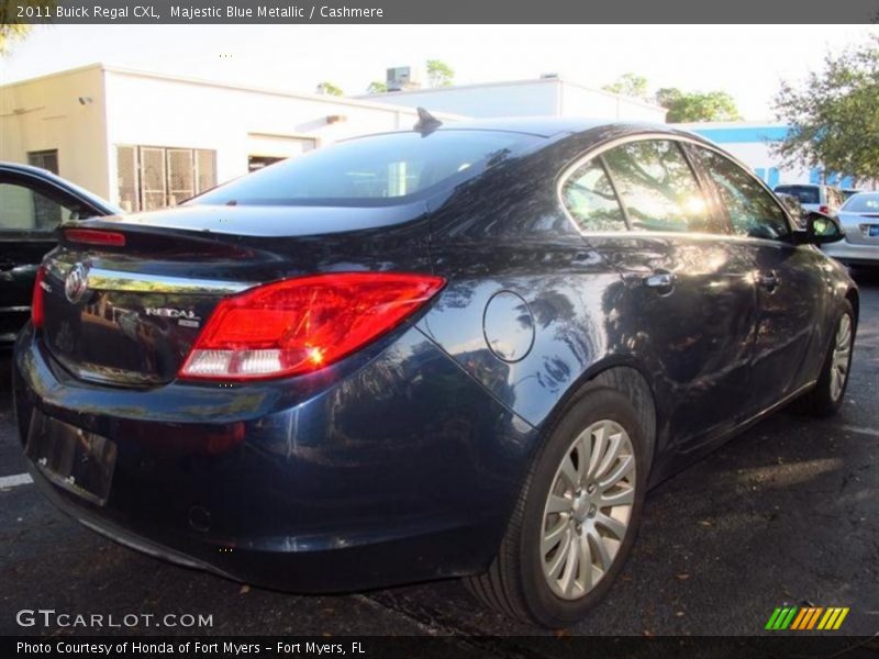 Majestic Blue Metallic / Cashmere 2011 Buick Regal CXL
