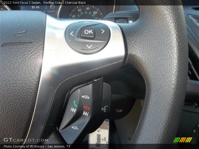 Sterling Gray / Charcoal Black 2013 Ford Focus S Sedan