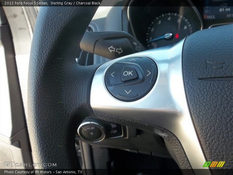 Sterling Gray / Charcoal Black 2013 Ford Focus S Sedan