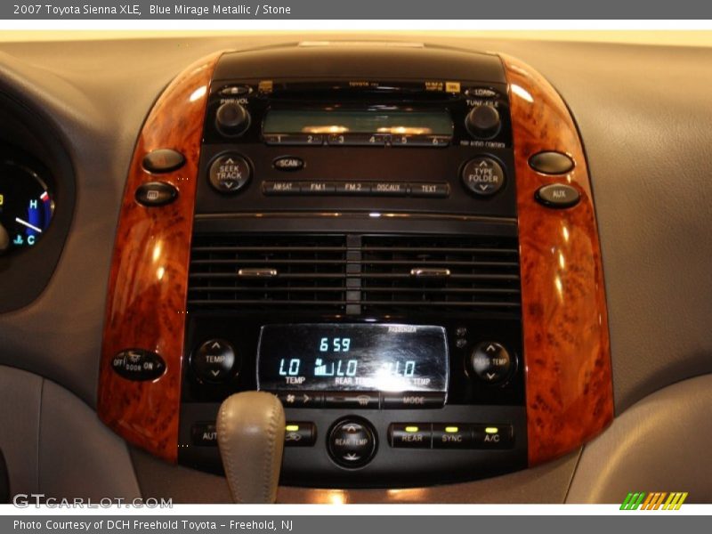 Blue Mirage Metallic / Stone 2007 Toyota Sienna XLE