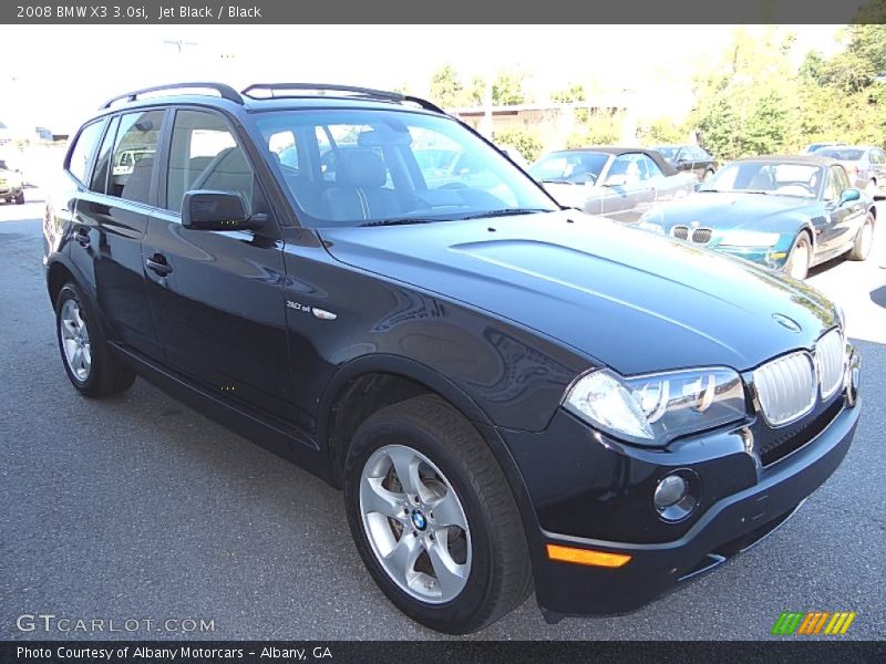 Jet Black / Black 2008 BMW X3 3.0si