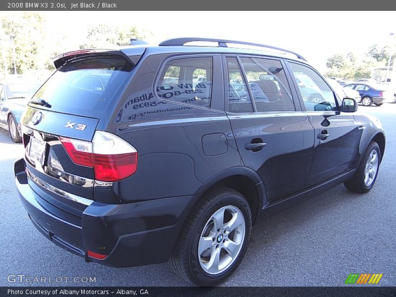 Jet Black / Black 2008 BMW X3 3.0si