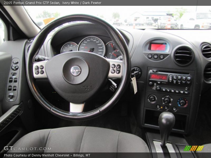 Ivory White / Dark Pewter 2005 Pontiac Grand Prix GTP Sedan