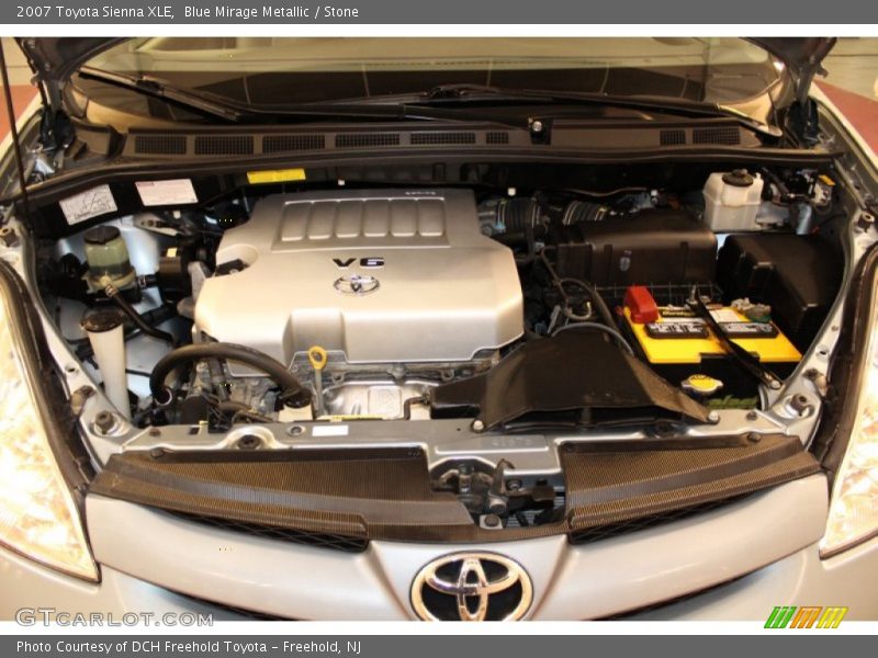 Blue Mirage Metallic / Stone 2007 Toyota Sienna XLE