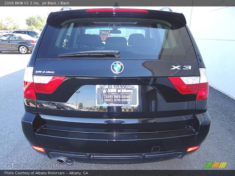 Jet Black / Black 2008 BMW X3 3.0si