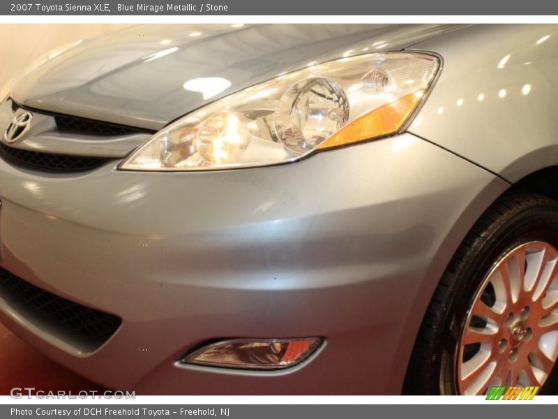 Blue Mirage Metallic / Stone 2007 Toyota Sienna XLE