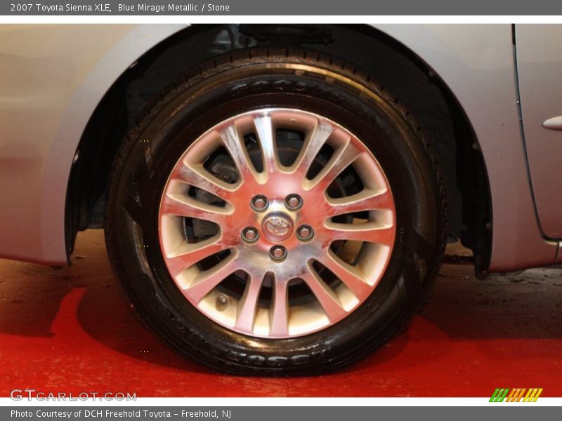 Blue Mirage Metallic / Stone 2007 Toyota Sienna XLE