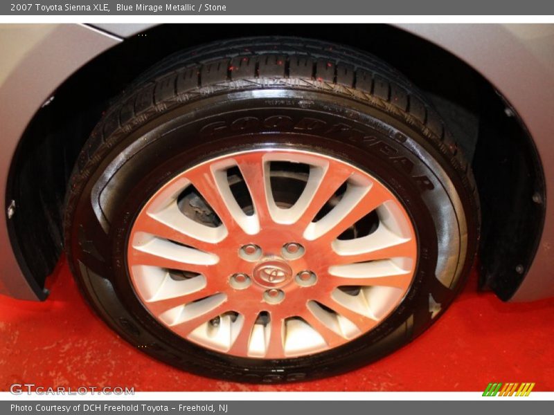 Blue Mirage Metallic / Stone 2007 Toyota Sienna XLE