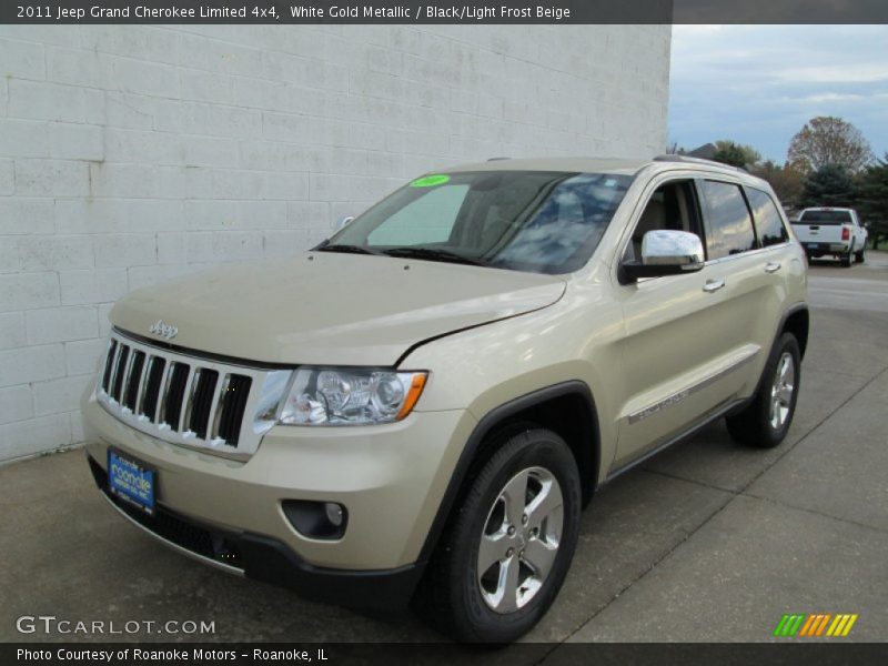 White Gold Metallic / Black/Light Frost Beige 2011 Jeep Grand Cherokee Limited 4x4