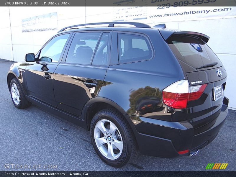 Jet Black / Black 2008 BMW X3 3.0si