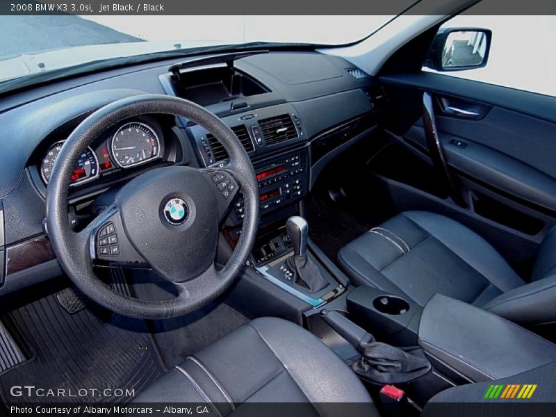Jet Black / Black 2008 BMW X3 3.0si